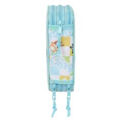 Trousse bleu pastel trois étages
