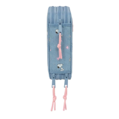 Trousse Snoopy bleue 3 compartiments