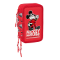 Plumier Mickey et ses amis 3 étages 37 pièces rouge