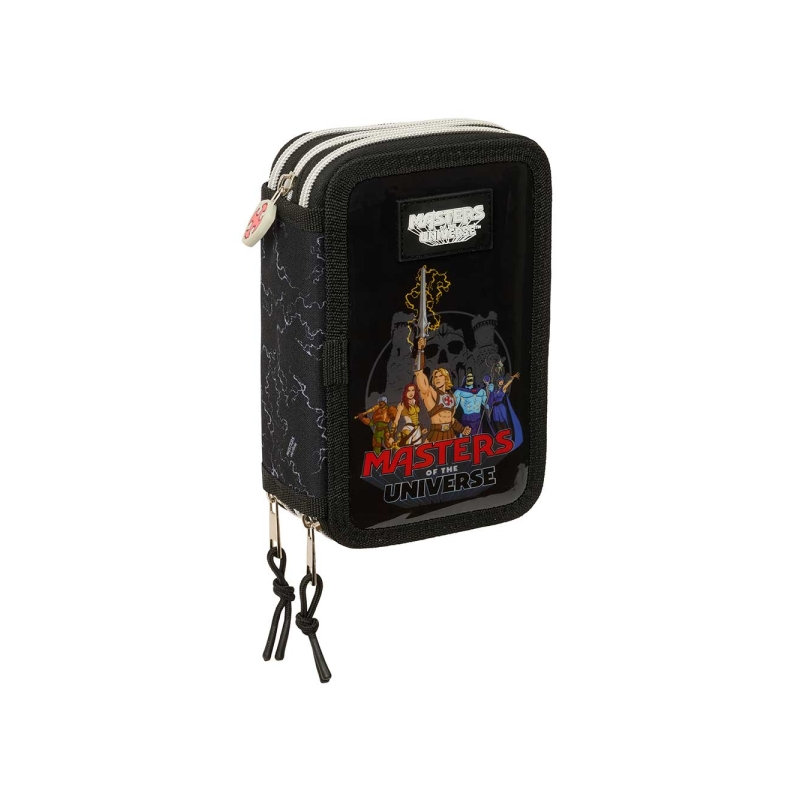 Plumier 3 étages Masters of the Universe gris/noir