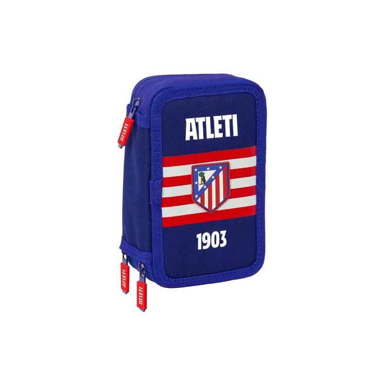 Plumier 3 étages Atlético de Madrid bleu marine Plumier 3 étages Atlético de Madrid bleu marine