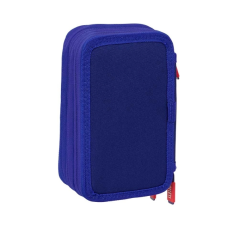 Plumier 3 étages Atlético de Madrid bleu marine