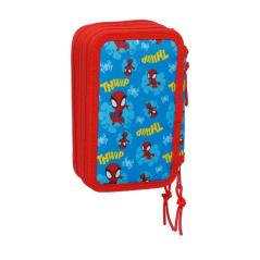 Trousse Spidey 3 compartiments rouge et bleu