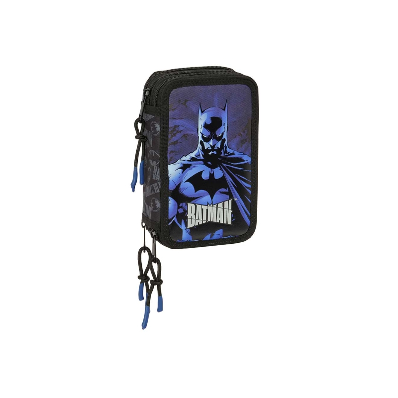 Trousse Batman 3 compartiments noire Safta Trousse Batman 3 compartiments noire Safta