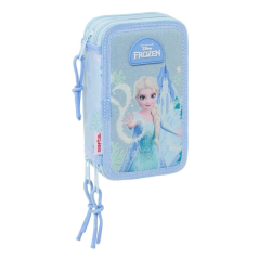plumier bleu pastel 3 étages