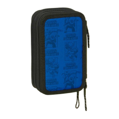 Trousse Avengers 3 compartiments 37 pièces bleu foncé