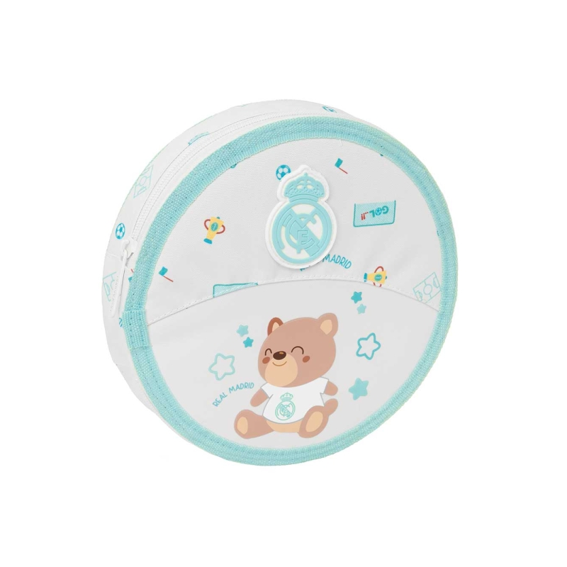 Plumier rond Real Madrid 18 pièces blanc Plumier rond Real Madrid 18 pièces blanc