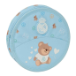 Trousse ronde Real Madrid 18 pièces bleue