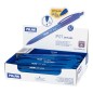 Stylo gel rétractable Milan P07 bleu 0.7mm lot de 25