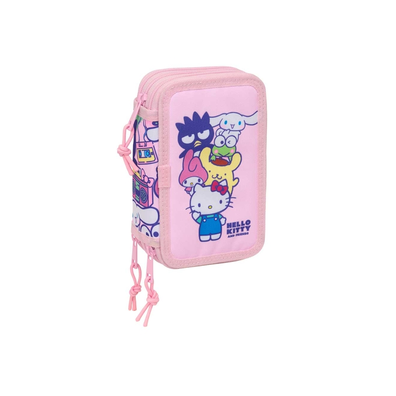 Plumier Hello Kitty 3 étages 37 pièces rose Plumier Hello Kitty 3 étages 37 pièces rose
