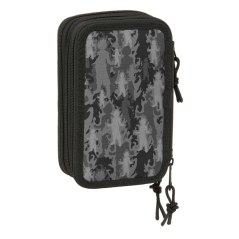 Trousse Dragon Ball 3 compartiments noir 37 pièces