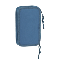 Trousse Blackfit8 Egeo 2 compartiments bleue 28 pièces