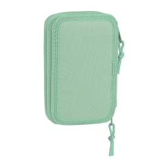 Trousse Blackfit8 2 compartiments turquoise 28 pièces