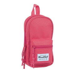 Trousse à crayons rose 33 pièces