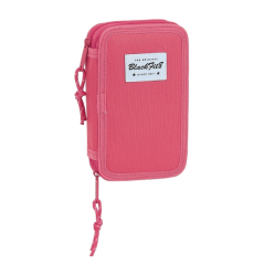 Trousse rose à deux compartiments