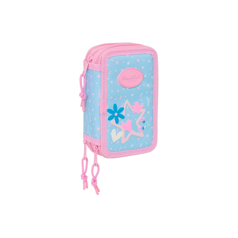 Trousse Blackfit8 3 compartiments bleu clair Trousse Blackfit8 3 compartiments bleu clair