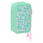 Trousse Safta Cuore 3 compartiments turquoise 37 pièces Trousse Safta Cuore 3 compartiments turquoise 37 pièces