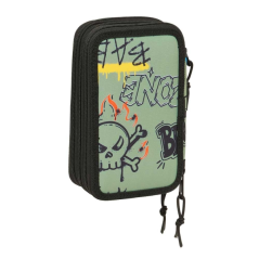 Trousse 3 compartiments Safta Graffiti Zone verte