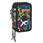 Trousse 3 compartiments 37 pièces Graffiti Colors multicolore