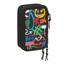 Trousse 3 compartiments 37 pièces Graffiti Colors multicolore