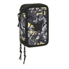 Trousse trois compartiments graffiti multicolore
