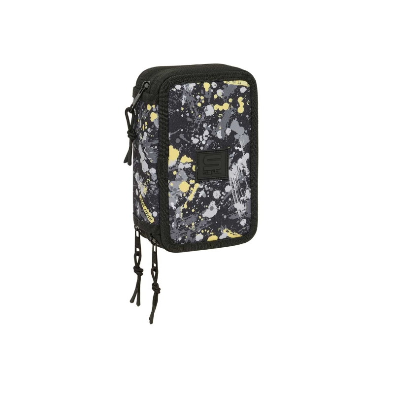 Trousse 3 compartiments Safta Graffiti Splash multicolore Trousse 3 compartiments Safta Graffiti Splash multicolore