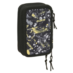 Trousse 3 compartiments Safta Graffiti Splash multicolore
