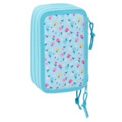 Plumier 3 étages Blackfit8 37 pièces bleu clair