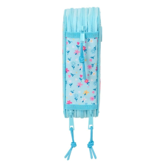 Plumier 3 étages bleu clair