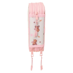 plumier trois étages capybara rose pâle