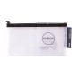 Enveloppes Apli Transparentes Eva Porta-Todo - Taille Chèque (230x130mm) - Souples, Résistantes et Durables - Fermeture Éclair