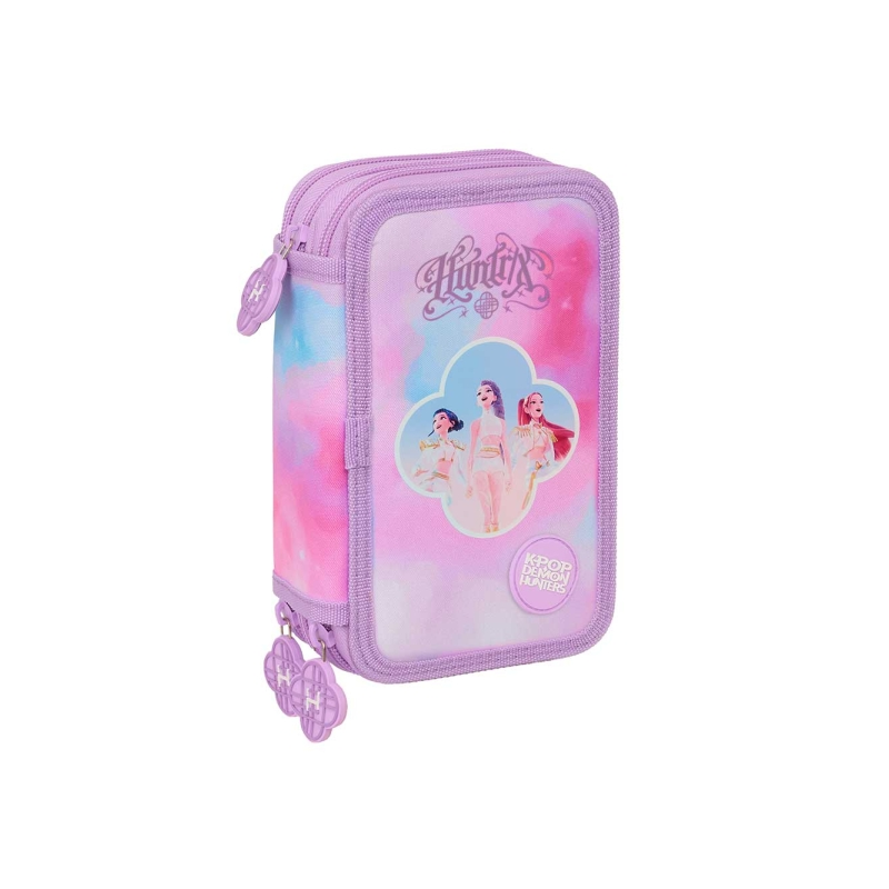 Plumier 3 étages Chasseurs de démons K-Pop 37 pièces Plumier 3 étages Chasseurs de démons K-Pop 37 pièces