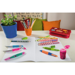 Taille-crayon ergonomique gauchers Stabilo jaune