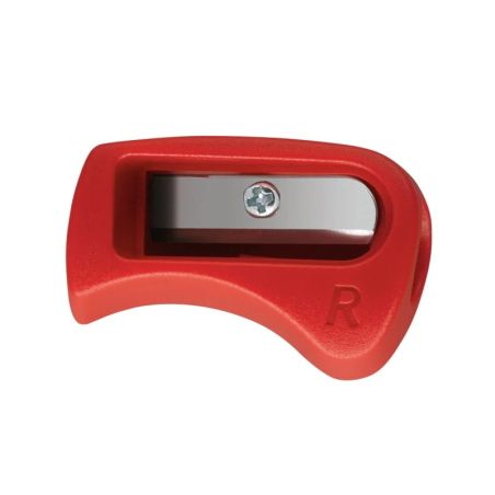 taille crayon ergonomique rouge