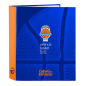 Classeur 4 anneaux Safta Valencia Basket bleu foncé