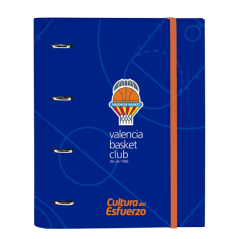 Classeur à anneaux bleu foncé