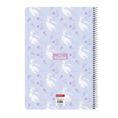 Cahier à spirale Frozen Believe folio violet 80 feuilles