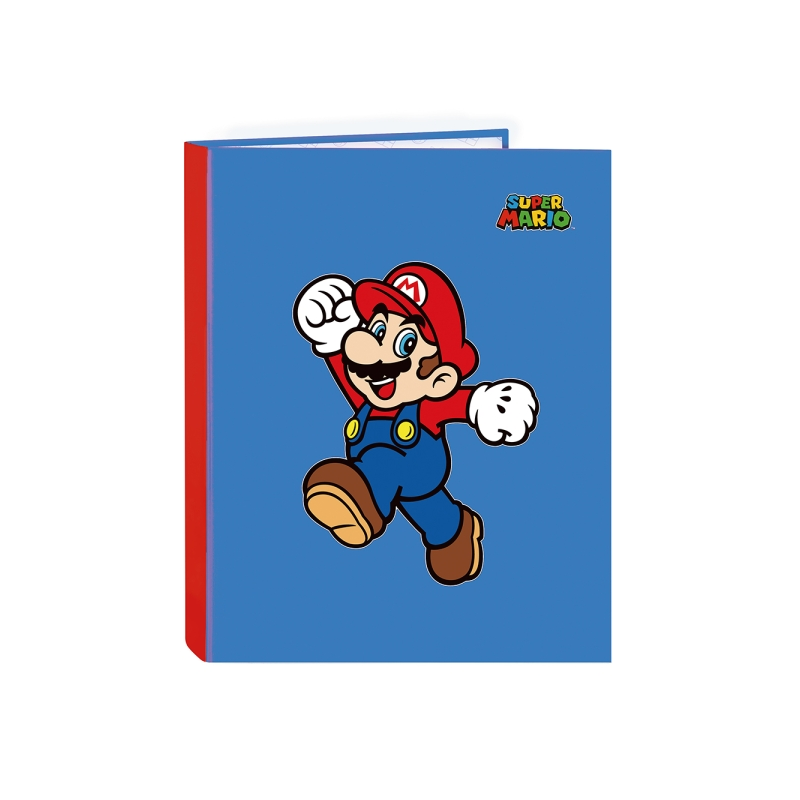 Classeur à anneaux Super Mario World bleu foncé