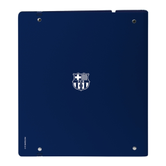 Classeur à anneaux FC Barcelone bleu marine 35 mm