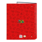 Classeur 4 anneaux Super Mario rouge 25 mm Classeur 4 anneaux Super Mario rouge 25 mm