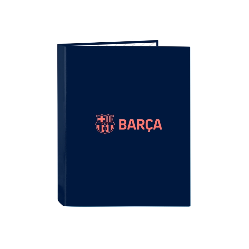 Classeur à anneaux FC Barcelone 4 anneaux bleu marine