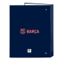 Classeur à anneaux FC Barcelone 4 anneaux bleu marine