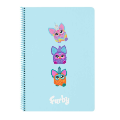 Cahier spirale bleu clair