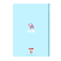 Cahier spirale Furby Safta 80 feuilles bleu clair Cahier spirale Furby Safta 80 feuilles bleu clair