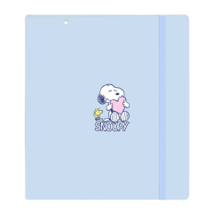 Classeur à anneaux bleu clair Snoopy