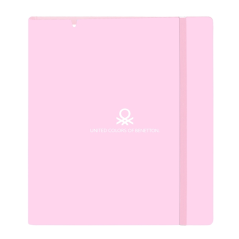 Classeur à anneaux rose