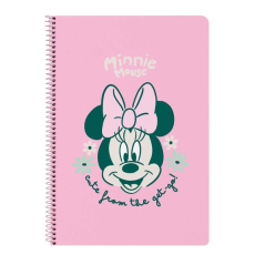 Cahier spirale rose Minnie