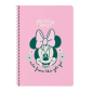 Cahier spirale Minnie Mouse folio 80 feuilles rose pastel