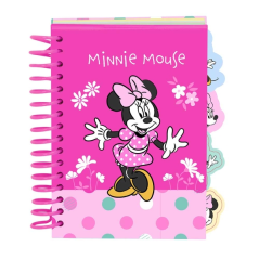 Bloc de notes Minnie A6 rose
