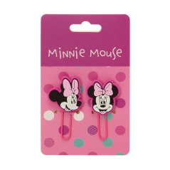Pinces cheveux Minnie rose